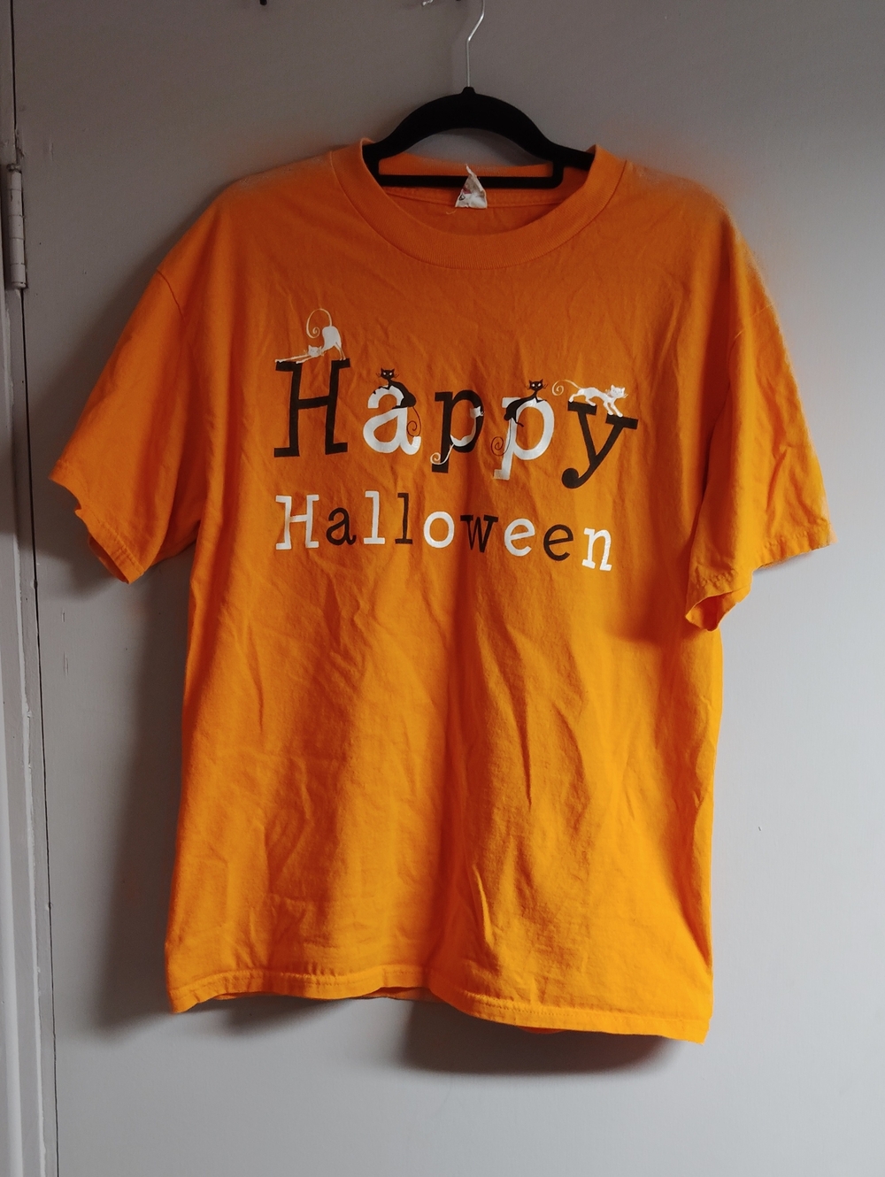 Happy Halloween Orange Kids T-Shirt
